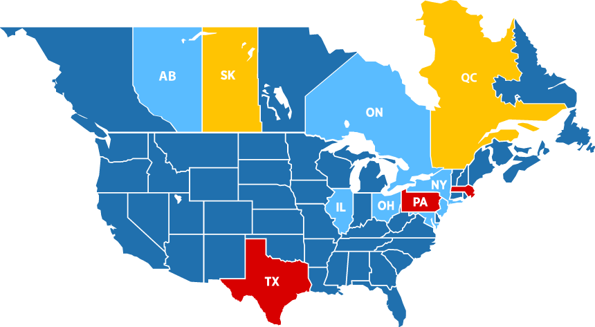 Hudson Energy service areas map